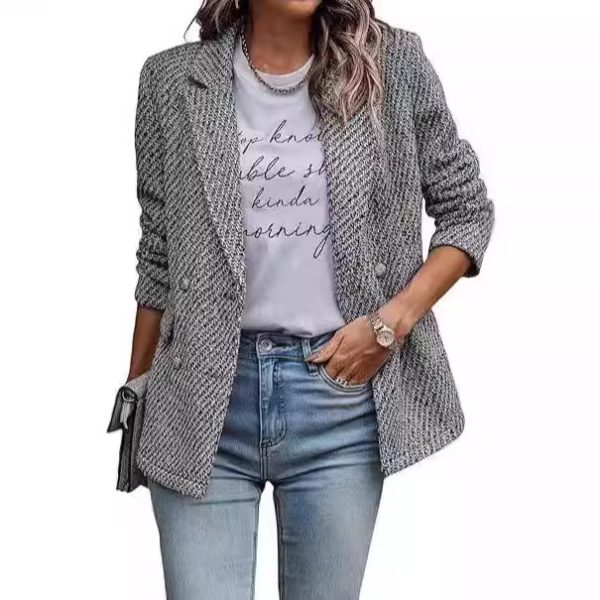 New Small Business Suit Temperament Classic Style Slim Coat Women's Clothing - Image 2