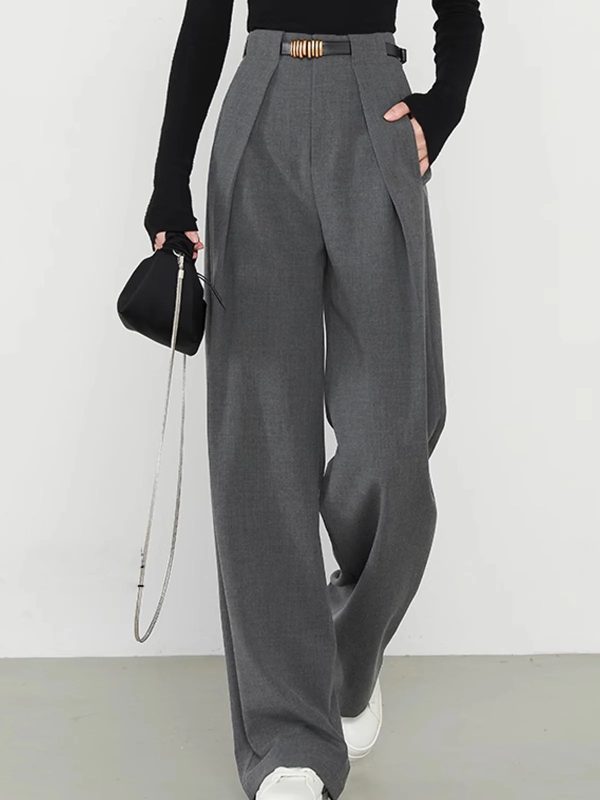 Women's Polyester Idle Style High-grade Suit Pants - Image 7