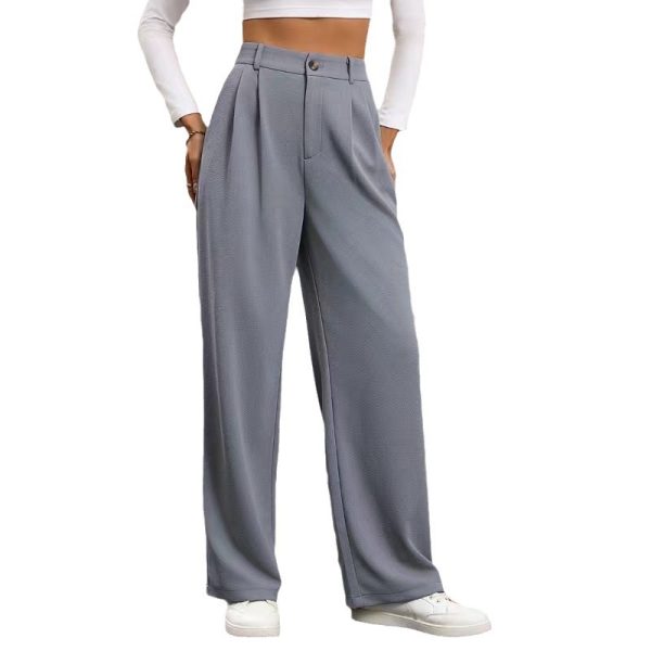 Temperament Commute High Waist Casual Suit Pants For Women - Image 5