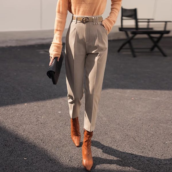Thickened High Waist Drooping Baggy Pants - Image 4