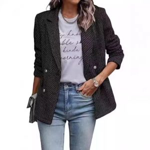 New Small Business Suit Temperament Classic Style Slim Coat Women's Clothing