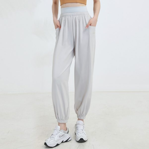 Fashion Loose High Waist Yoga Trousers For Women - Image 3