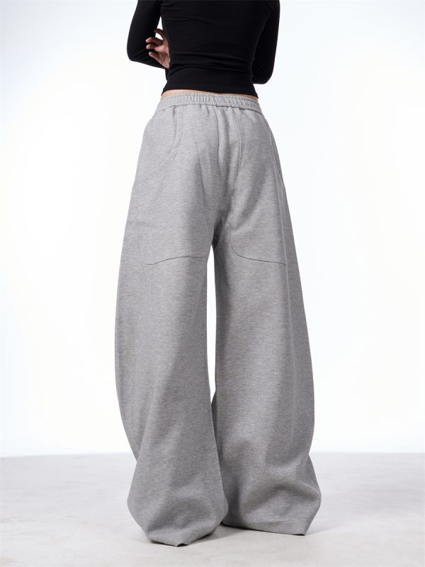 American-style Wide-leg Pants With Deconstructive Design - Image 5