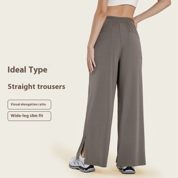 Loose Yoga Pants Side Pocket Leisure - Image 2