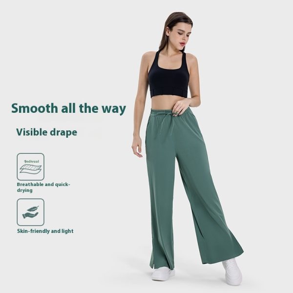 Loose Yoga Pants Side Pocket Leisure - Image 3