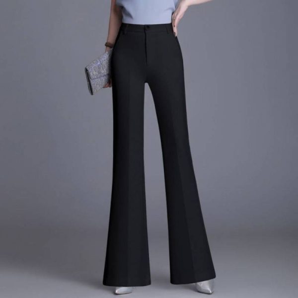 White High-waist Women's Pendant Loose Casual Pants - Image 6