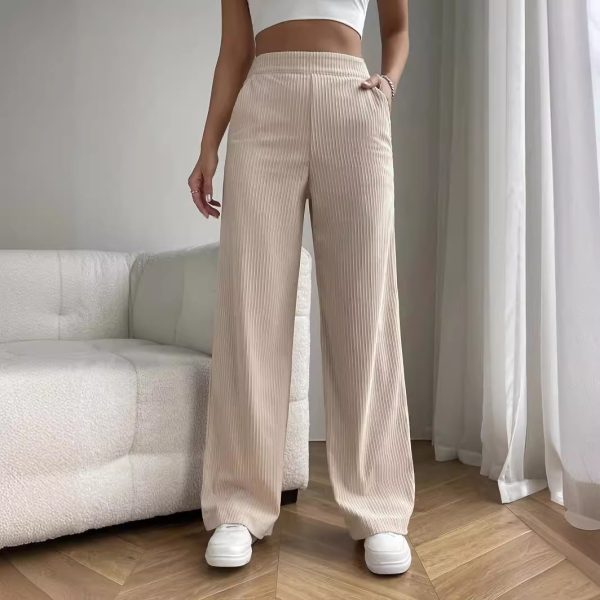 High Waist Loose Straight Wide Leg Pants - Image 2