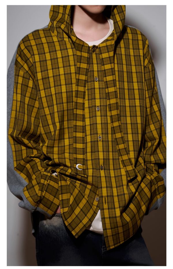 Cotton Hooded Cloak Shirt For Men And Women - Image 5