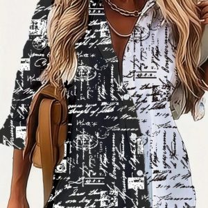 Women's Spring Summer Long Sleeve Casual Shirt