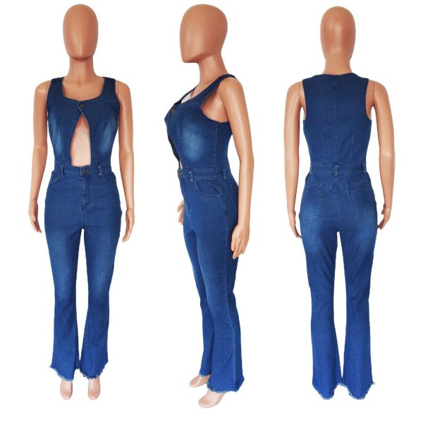 Ins Internet Celebrity Slim Fit Slimming Jumpsuit - Image 3