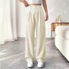 Autumn And Winter High Waist All-matching Wide Leg Leisure Suit Pants For Women - Image 3