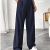 Autumn And Winter High Waist All-matching Wide Leg Leisure Suit Pants For Women - Image 10