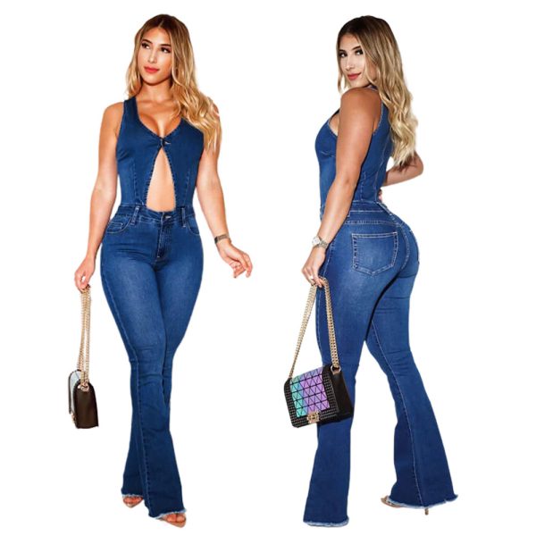 Ins Internet Celebrity Slim Fit Slimming Jumpsuit - Image 4