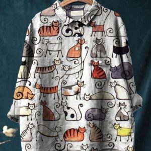 Hawaiian Style Long Sleeve Shirt