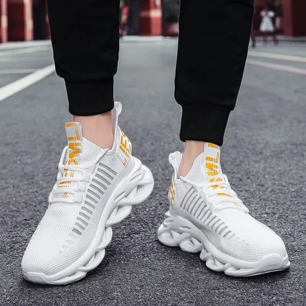 Men Shoes Comfortable Sneakers Womoen Breathable Couple Running Shoes Mesh Tenis Sport Shoes Size 36-46 Waling Sneakers Men - Image 4