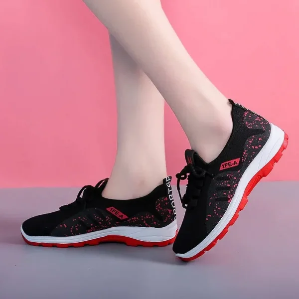 Tennis Shoes Women Platform Sneakers Summer Light Breathable Mesh Sports Shoes Ladies Outdoor Wear-resistant Jogging Trainers - Image 4