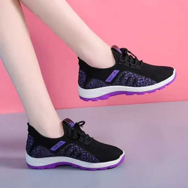 Tennis Shoes Women Platform Sneakers Summer Light Breathable Mesh Sports Shoes Ladies Outdoor Wear-resistant Jogging Trainers - Image 2
