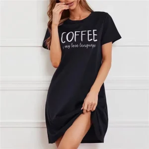 Plus Size Women's Fashion Dresses Outdoor Halter Home Stretchy Nightgowns Sexy Colourful Lips Printed Women's Street Knee Skirt