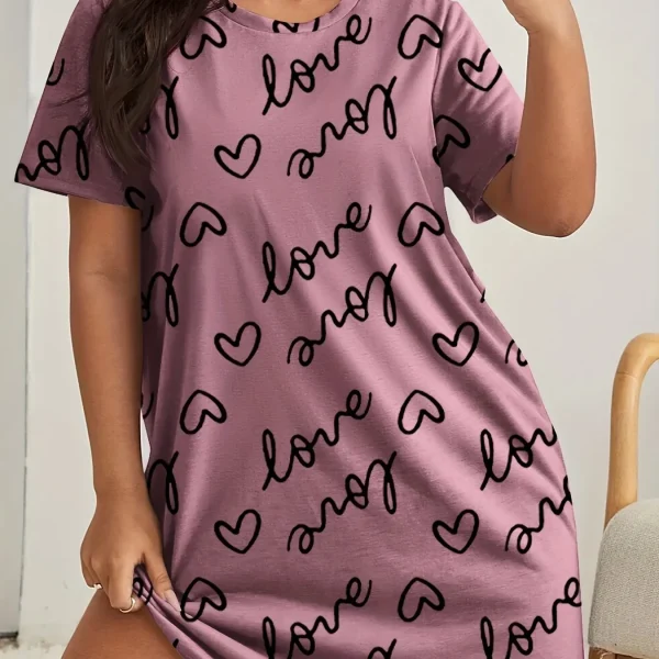 Summer Women's Halter Women's High Stretch Home Nightgowns Big Bust Girl's Dresses Plus Size Loose and Knee Skirt - Image 4
