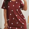 Summer Women's Halter Women's High Stretch Home Nightgowns Big Bust Girl's Dresses Plus Size Loose and Knee Skirt - Image 2