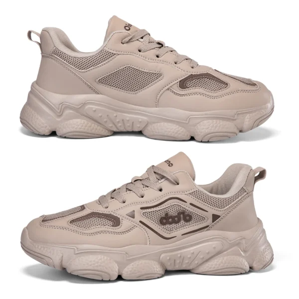 Oiaano Woman Sneakers Shoes Casual Men Leather Mesh Running Shoes Wide Toe Minimalist Unisex Casual Barefoot Jogging Walking - Image 4