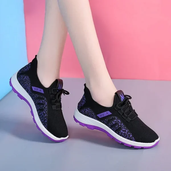 Tennis Shoes Women Platform Sneakers Summer Light Breathable Mesh Sports Shoes Ladies Outdoor Wear-resistant Jogging Trainers - Image 3