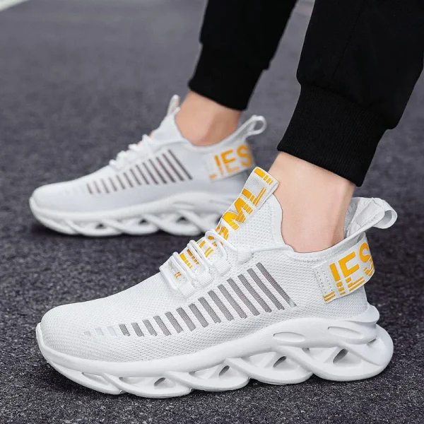 Men Shoes Comfortable Sneakers Womoen Breathable Couple Running Shoes Mesh Tenis Sport Shoes Size 36-46 Waling Sneakers Men - Image 2