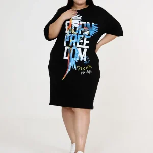 Women's Dress 3D Printed Long Clothes Plus Size Short Sleeve T-Shirt Crew Neck Casual Pullover Sportswear Homewear Loose Tops