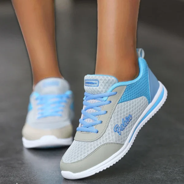 Women's Sneakers Comfortable Women's Shoes Fashion Women's Summer Sneakers Mesh Sneaker Woman Lace Up Tenis Designer Shoes - Image 4