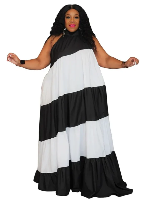 Wmstar Plus Size Dresses for Women Print Elegant New Bandage Fashion Loose Maxi Dress Clothes Wholesale Dropshipping 2025 - Image 6
