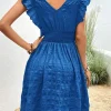Elegant Short Dresses For Women Summer Casual Slim Red Sleeveless Holiday Beach Dress Fashion V Neck A-line New In Dresses - Image 6