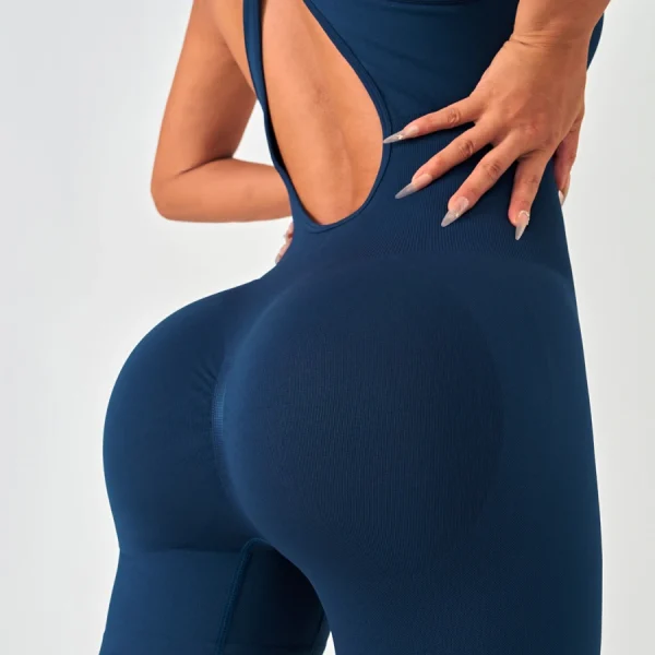 Summer Bodysuit Sportswear Woman Gym Sexy Bodysuit for Fitness Party Shorts Jumpsuits Overalls Women's Yoga Combi-pants Rompers - Image 6