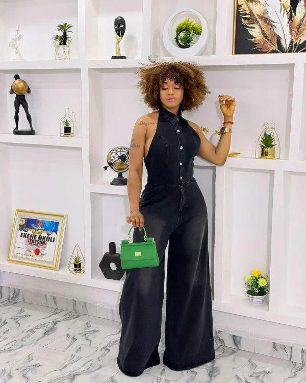 Jumpsuits Women Denim One Piece Sleeveless Overalls Wide Leg Long Pants High Waist Rompers Y2k Streetwear Jumpsuit Summer 2025 - Image 5