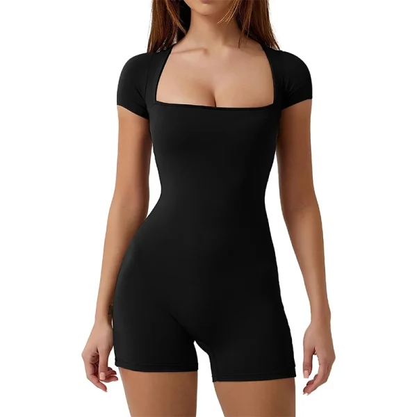 Women's One-Piece Shorts Hot Sale Seamless Jumpusits