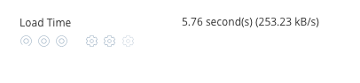 Optimized website load time