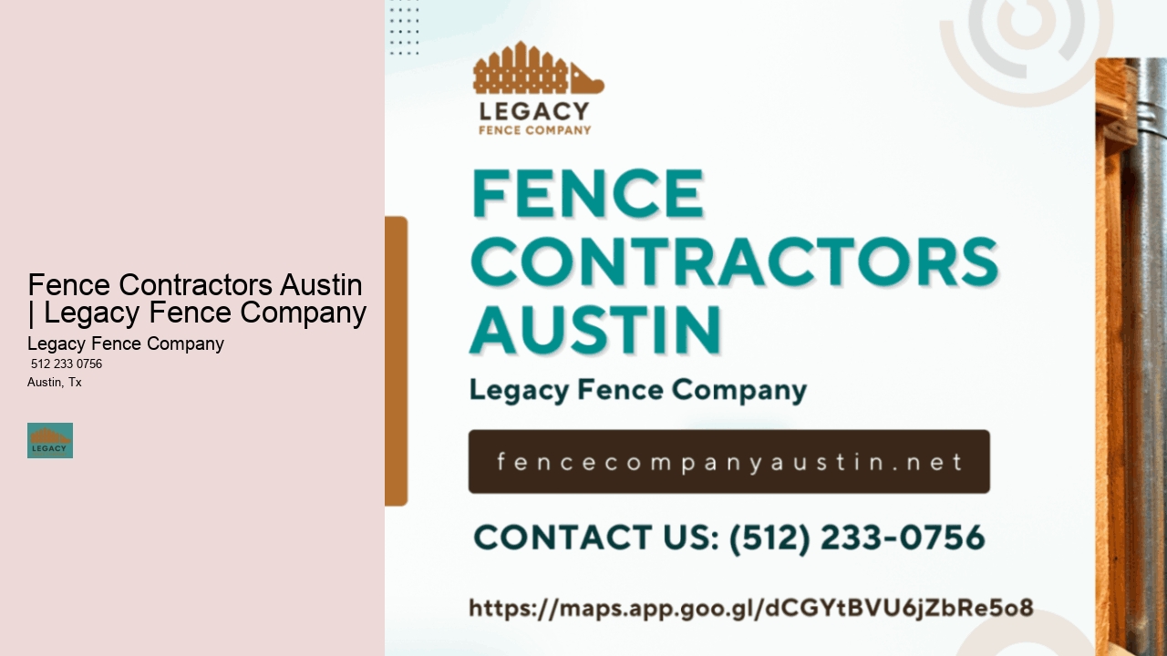 Fence Contractors Austin | Legacy Fence Company