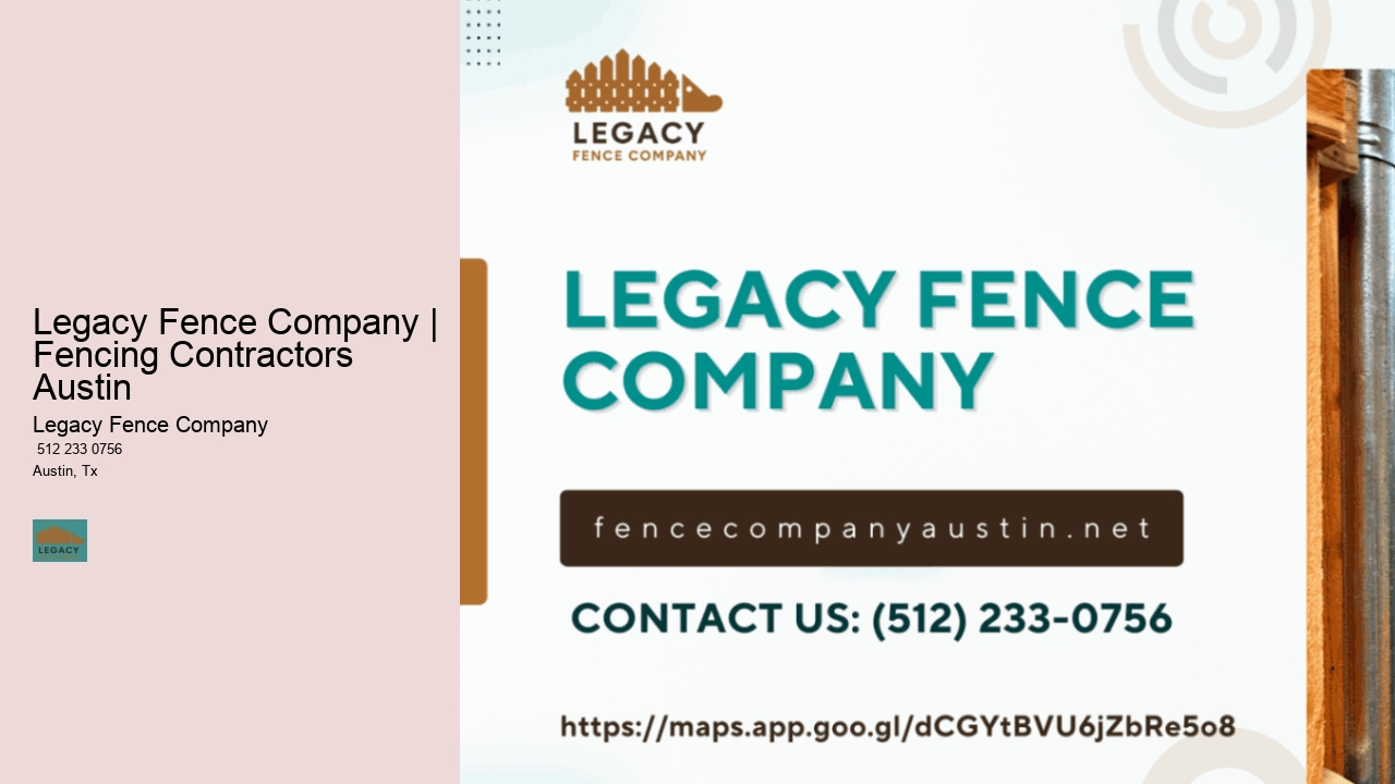 Legacy Fence Company | Fencing Contractors Austin