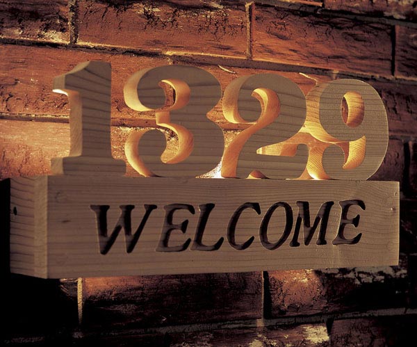 Welcome sign Woodworking Plan from WOOD Magazine