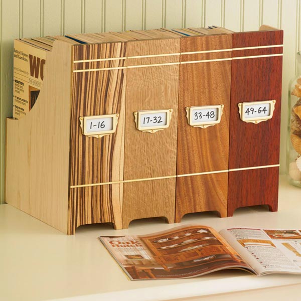 Collector's Magazine File Woodworking Plan from WOOD Magazine