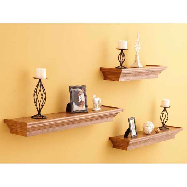 Floating Wall Shelves Woodworking Plan from WOOD Magazine