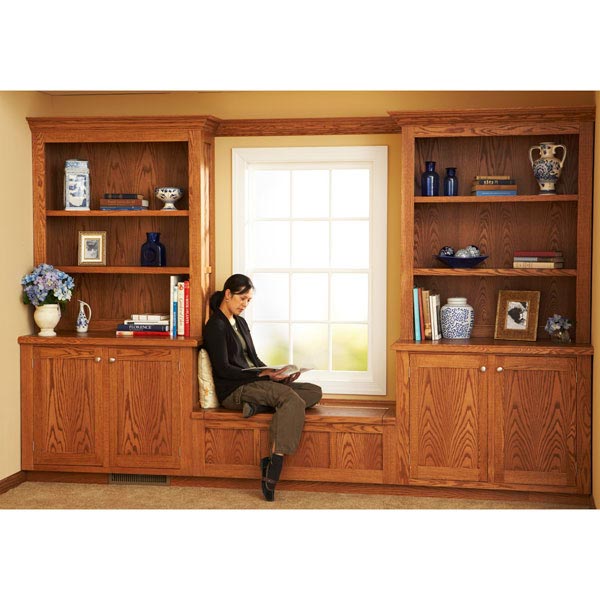 Design and Install BuiltIn Bookcases Woodworking Plan, Furniture