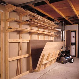 Lumber Storage Rack Woodworking Plan from WOOD Magazine