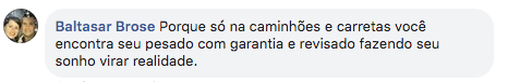 Depoimento do Caminhões e Carretas