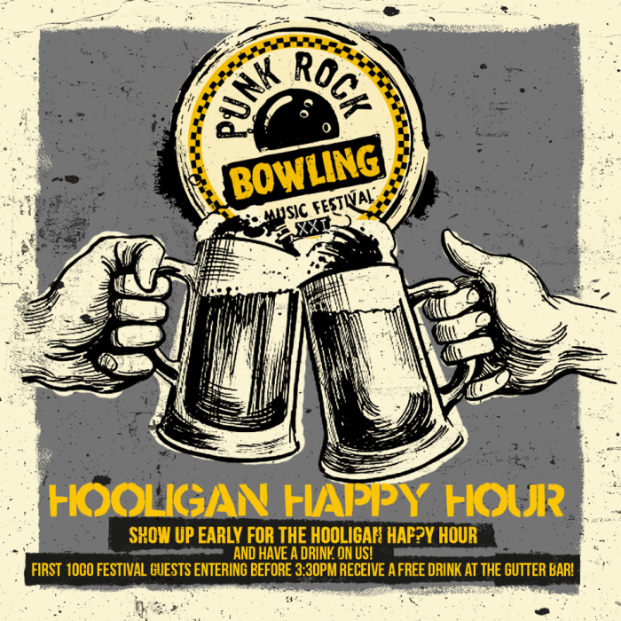 hooligan-happy-hour punk rock bowling 2019