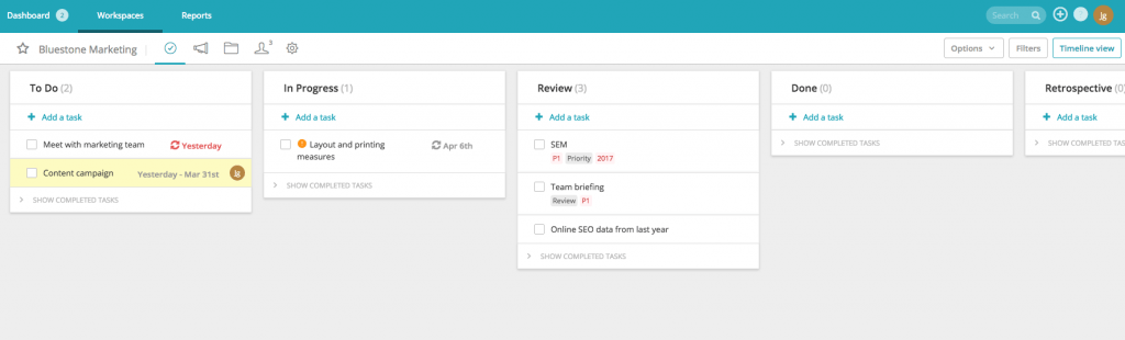 Kanban for Workflow Processes – Redbooth Help