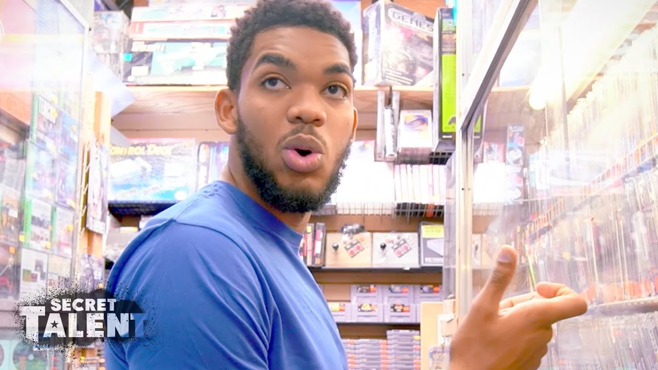 Video KarlAnthony Towns Shows Off His Old School Video Game Skills