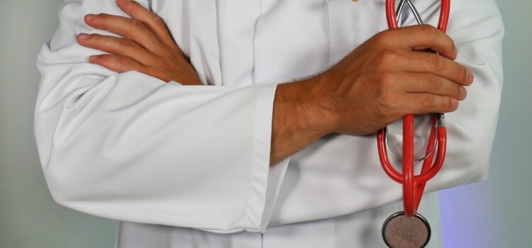 doctor holding stethoscope