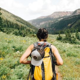 female hiker