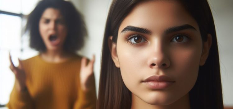 How to Protect Yourself From Toxic People You Can’t Avoid A woman protecting herself from a toxic person by ignoring her when she's yelling.