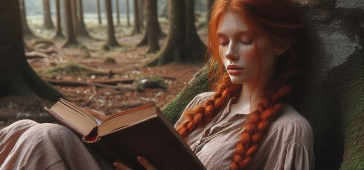 The Hidden Life of Trees by Peter Wohlleben: Book Overview A woman sitting against a tree reading in a forest.